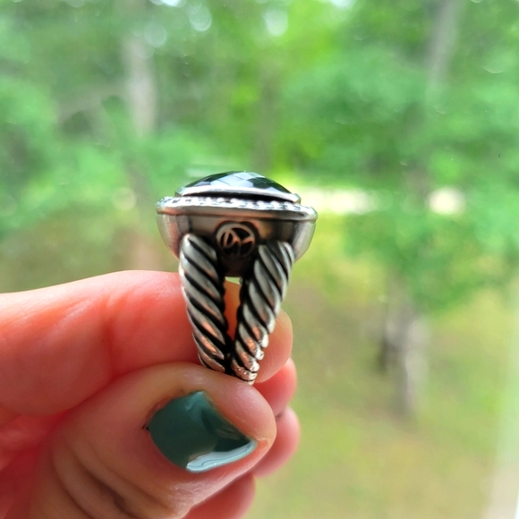 DAVID YURMAN @Albion 14mm Black Onyx with Pavé diamond ring - Picture 7 of 14